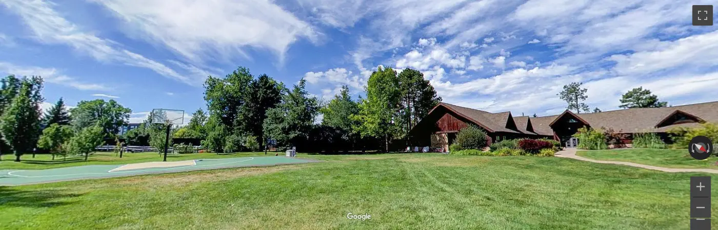 7-acre campus with basketball court and open space